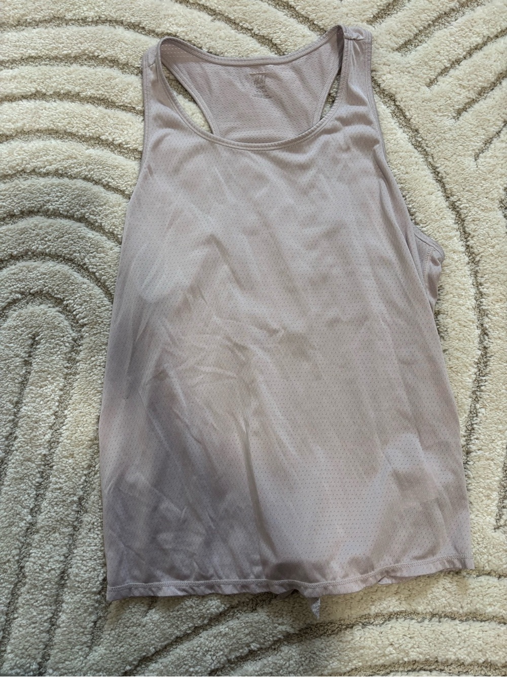 H&M exercise top with open back detail